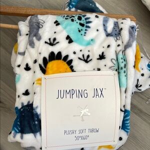 Jumping Jax Plushy Soft Throw Blanket